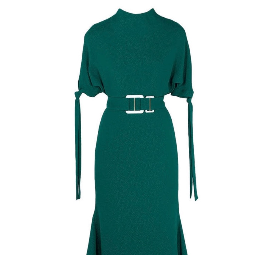 Edeline Lee Pedernal Dress in Malachite, US size 10